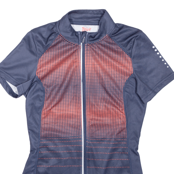 CRIVIT Full Zip Cycling Shirt Womens Jersey Blue S Online Sale