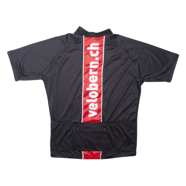 VELOBERN Full Zip Cycling Shirt Mens Jersey Black XL For Sale