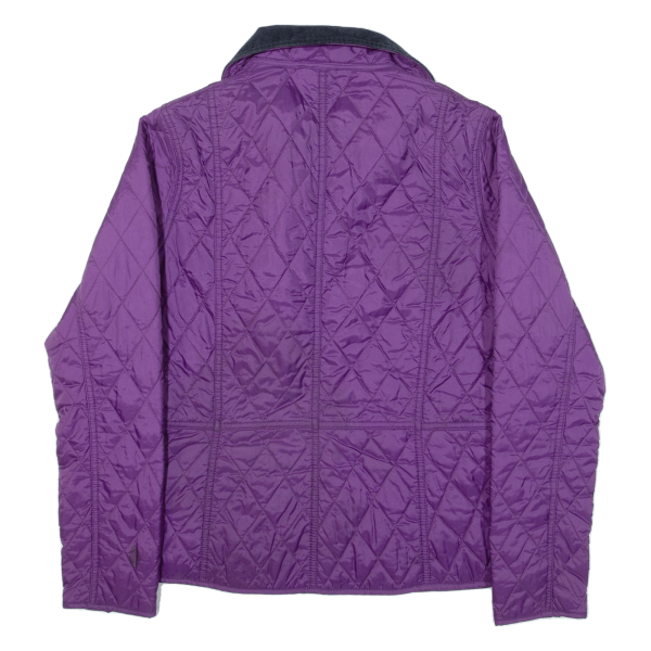 BARBOUR Summer Liddesdale Womens Quilted Jacket Purple UK 10 Cheap