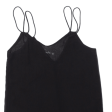 ZARA Womens Camisole Vest Black V-Neck Sleeveless XS Fashion