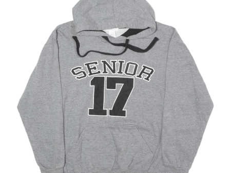 JOSTENS Senior 17 Mens Grey Hoodie USA L Hot on Sale