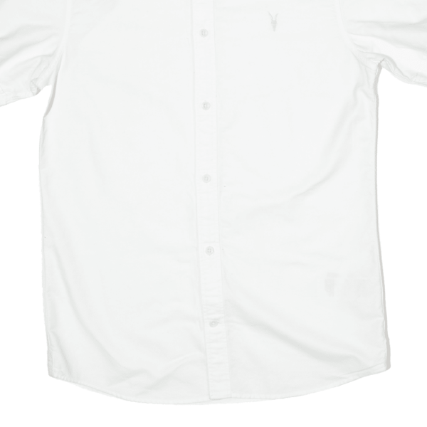 ALL SAINTS Huntingdon Mens Plain Shirt White XS Hot on Sale