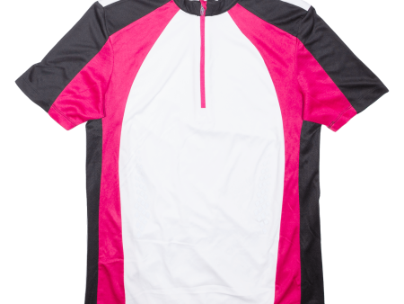 CRANE Cycling Shirt Womens Jersey Pink 1 4 Zip M Cheap