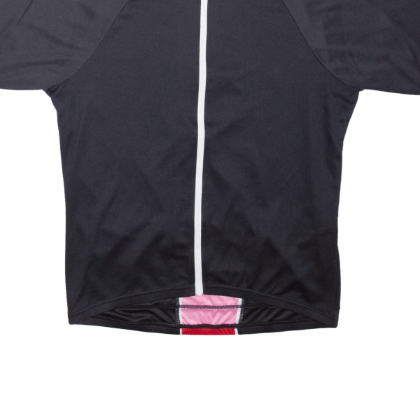 VELOBERN Full Zip Cycling Shirt Mens Jersey Black XL For Sale