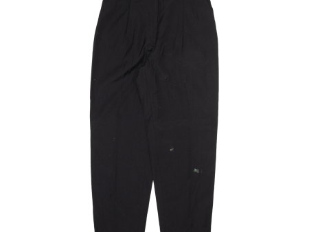 ZERRES Womens Trousers Black Regular Straight Wool W26 L28 Hot on Sale