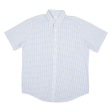 BROOKS BROTHERS Mens Shirt Blue 90s Check 2XL For Cheap