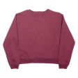 CALVIN KLEIN JEANS Womens Sweatshirt Maroon XL For Cheap