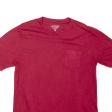 CACTUS Mens T-Shirt Maroon L on Sale