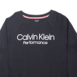 CALVIN KLEIN Mens Sweatshirt Black M on Sale