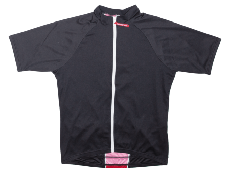 VELOBERN Full Zip Cycling Shirt Mens Jersey Black XL For Sale