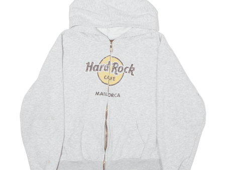 HARD ROCK CAFE Mallorca Girls Grey Hoodie Full Zip XL Discount