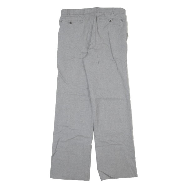 C&A Womens Trousers Grey Regular Straight Wool W30 L28 Hot on Sale