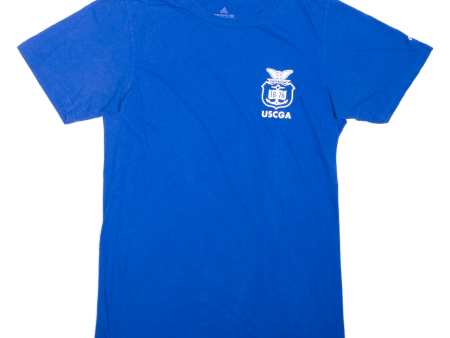 ADIDAS United States Coast Guard Academy Mens T-Shirt Blue S Online Sale