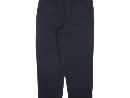 THE NORTH FACE Belted Mens Trousers Black Regular Tapered Nylon W30 L26 on Sale