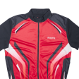 CRIVIT Full Zip Cycling Shirt Mens Jersey Red L on Sale