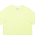 ADIDAS Womens T-Shirt Yellow UK 6 For Sale