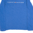 TOMMY HILFIGER Relaxed Fit Mens T-Shirt Blue Long Sleeve S Supply