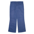 BARBADOS Mens Trousers Blue Regular Bootcut W34 L32 For Sale