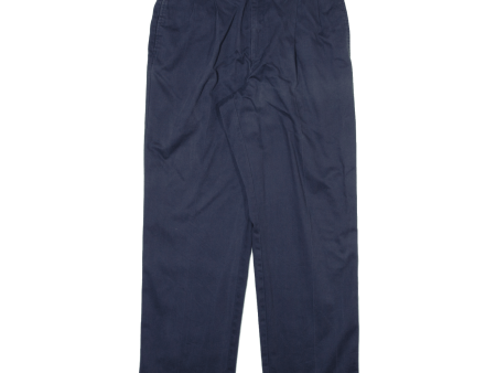 TOMMY HILFIGER Mens Trousers Blue Regular Straight W34 L30 Online Hot Sale