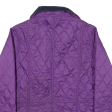 BARBOUR Summer Liddesdale Womens Quilted Jacket Purple UK 10 Cheap