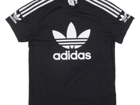 ADIDAS Womens T-Shirt Black UK 6 Discount