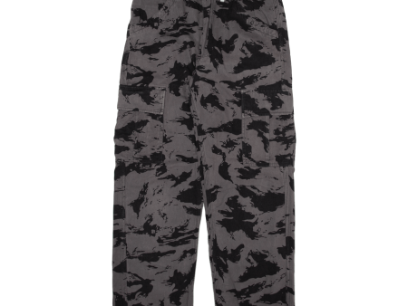 ARMY TEX Camo Cargo Mens Trousers Grey Regular Straight W30 L30 on Sale