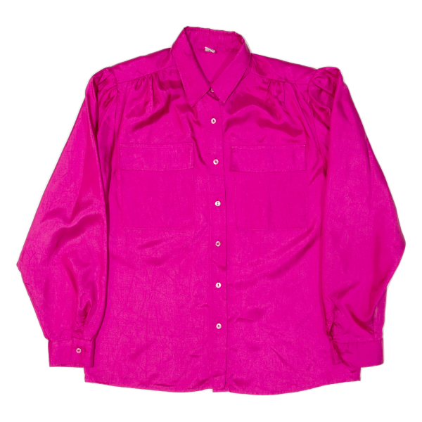 C&A Womens Shirt Pink Collared Long Sleeve S on Sale