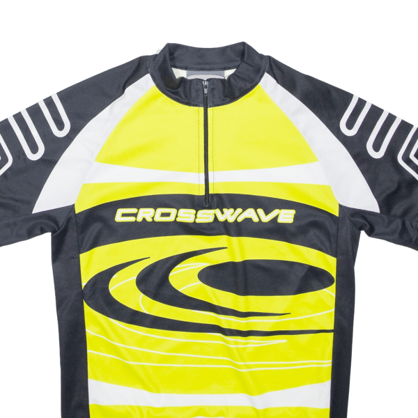 CROSSWAVE Cycling Shirt Mens Jersey Green 1 4 Zip XS Online Hot Sale