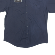 ARAMARK Chris Name Patch Mens Worker Shirt Blue L Hot on Sale