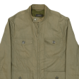 ZARA Military Style Mens Jacket Green S For Sale