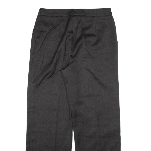 IMAGE WEAR Womens Trousers Grey Regular Straight Wool W30 L29 Online now