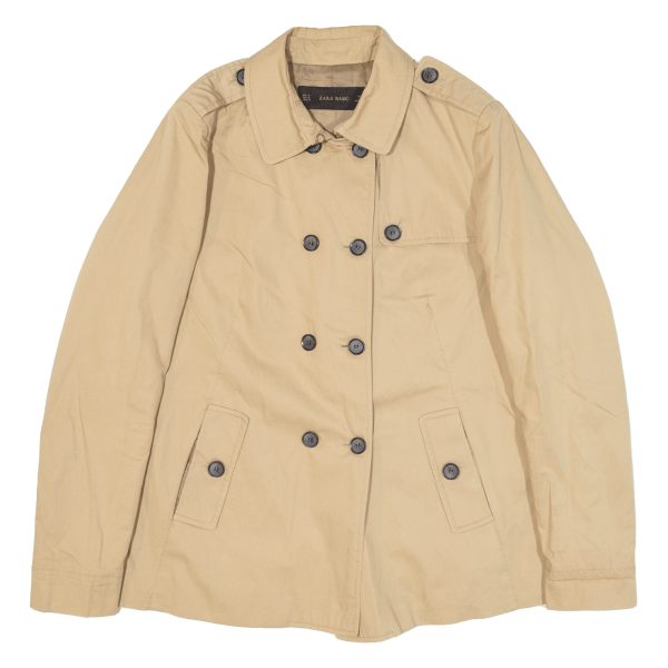 ZARA Basic Womens Jacket Beige M Online now