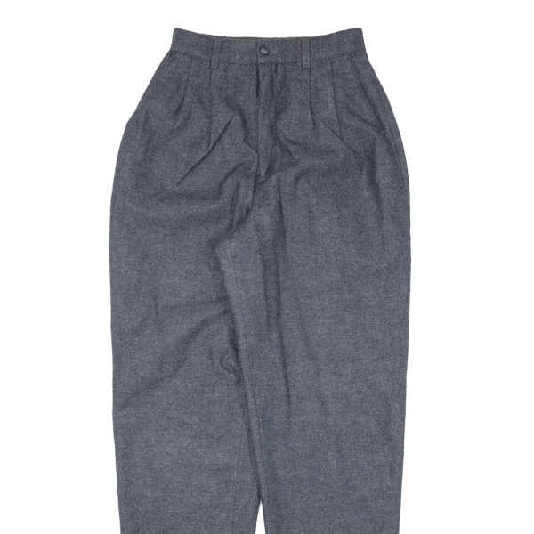 ESPRIT Womens Knit Trousers Grey Regular Tapered Wool W23 L29 Online now