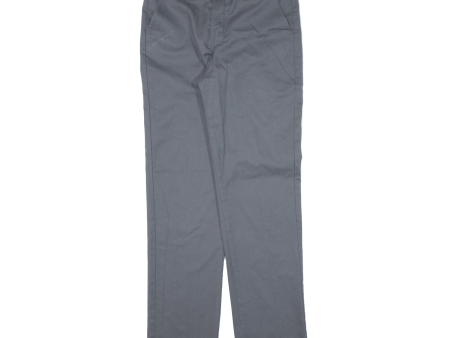 DICKIES Workwear Boys Trousers Grey Slim Tapered W29 L29 on Sale