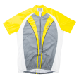 XWAVE 3 4 Zip Cycling Shirt Mens Jersey Yellow L Sale