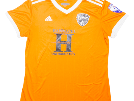 ADIDAS Thornapple Area Soccer Club Mens T-Shirt Orange M Online Sale