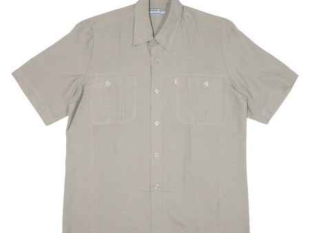 BAABOW TAYLOR Mens Shirt Grey Check L For Discount