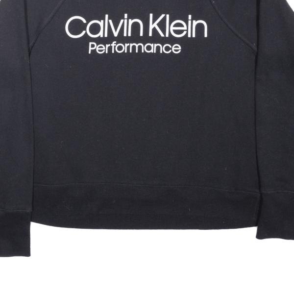 CALVIN KLEIN Mens Sweatshirt Black M on Sale