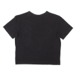 CHAMPION Crop Womens T-Shirt Black XS Sale