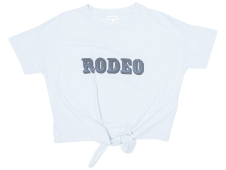 CLAUDIE PIERLOT Rodeo Womens Printed Top Blue S Hot on Sale