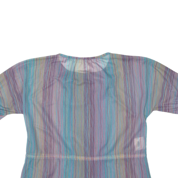 BLEYLE Sheer Womens Blouse Blue Striped S Online Hot Sale