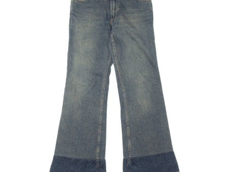 MNG Womens Jeans Blue Regular Flared W25 L29 Online now