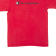 CHAMPION Mens T-Shirt Red 90s M Fashion