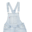 LEVI S Girls Dungarees Blue Relaxed Denim 12Y W26 L5 Online Hot Sale