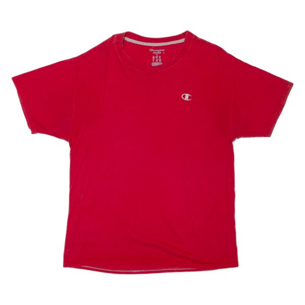 CHAMPION Mens T-Shirt Red L For Discount