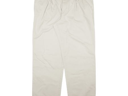 DOCKERS Mens Trousers Beige Classic Straight W40 L32 For Sale