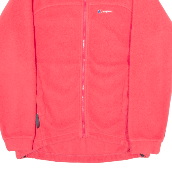 BERGHAUS Womens Fleece Jacket Pink UK 12 Hot on Sale