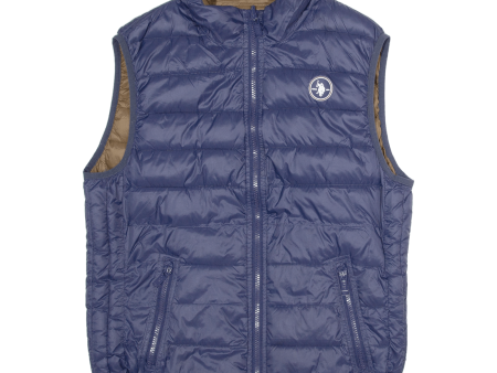 U.S. POLO ASSN. Womens Puffer Gilet Blue M Online now