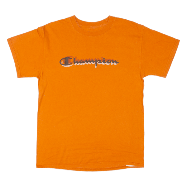 CHAMPION Mens T-Shirt Orange M For Cheap