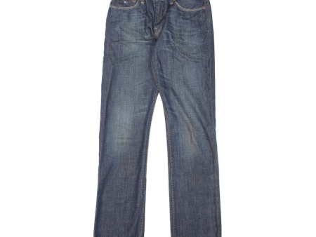 TOMMY HILFIGER Shelby Womens Jeans Blue Regular Straight Stone Wash W25 L32 Online Hot Sale